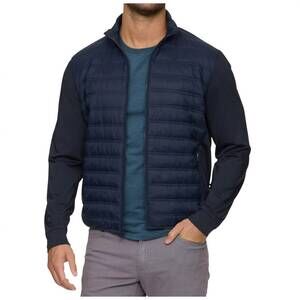NEW FLAGS & ANTHEM worthington performance puffer jacket in navy